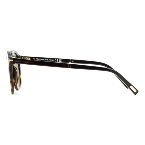 New TOM FORD Jayson Havana Square FT1020/S 52N Sunglasses Women - Picture 3 of 4
